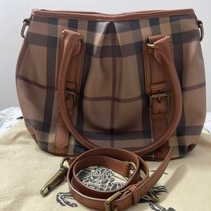Authentic Burberry Smoked Ckeck Northfield Tote